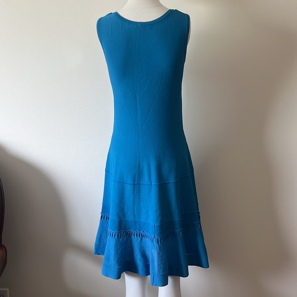 D Exterior Made in Italy Midi Stretch Viscose blend Dress Size M - Picture 4 of 10